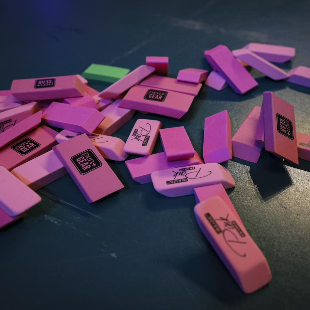 Pink And Purple Plastic Blocks