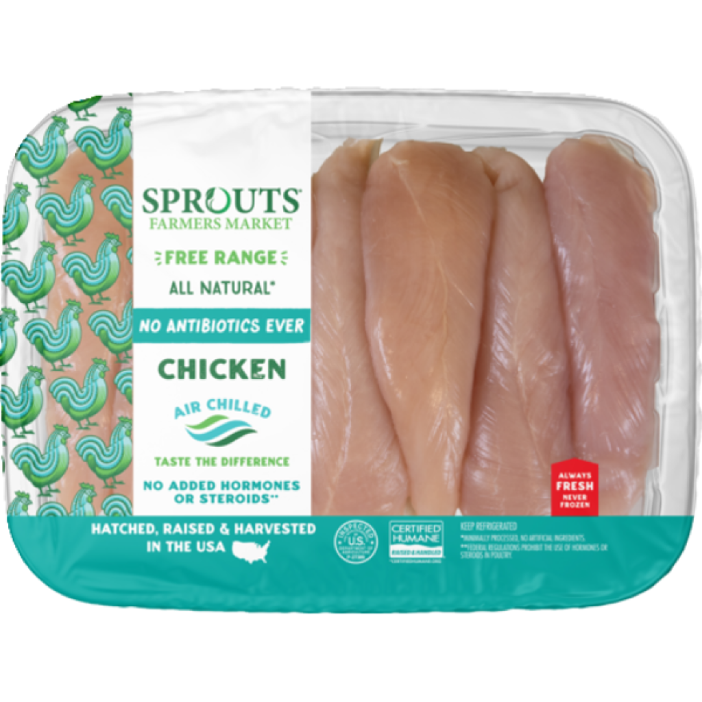 Sprouts Boneless Skinless Chicken Breast Tenders No Antibiotics Ever