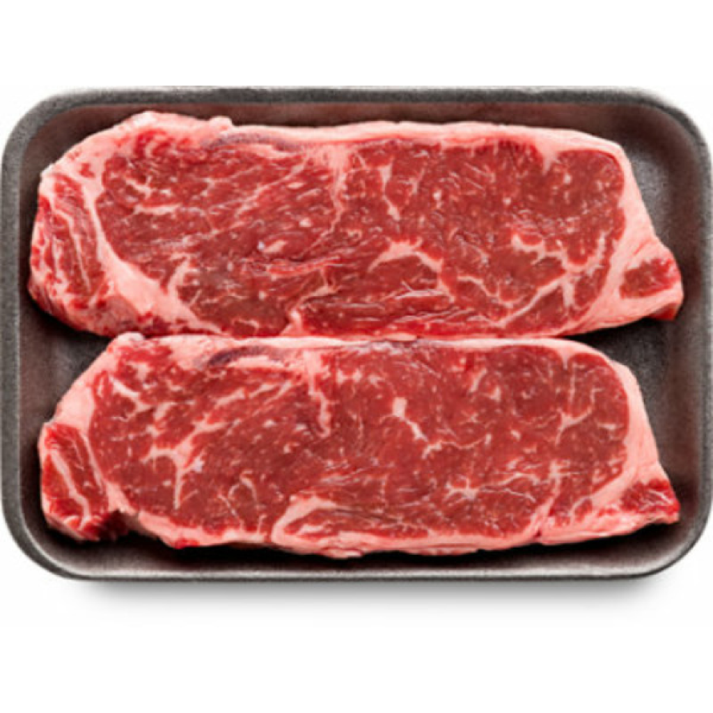 Thin Cut Boneless Choice Beef Top Loin New York Strip Steak