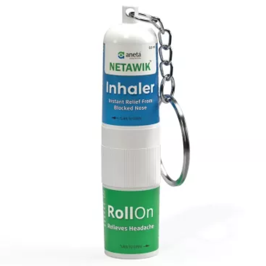 Netawik 2 In 1 Inhaler And Roll On