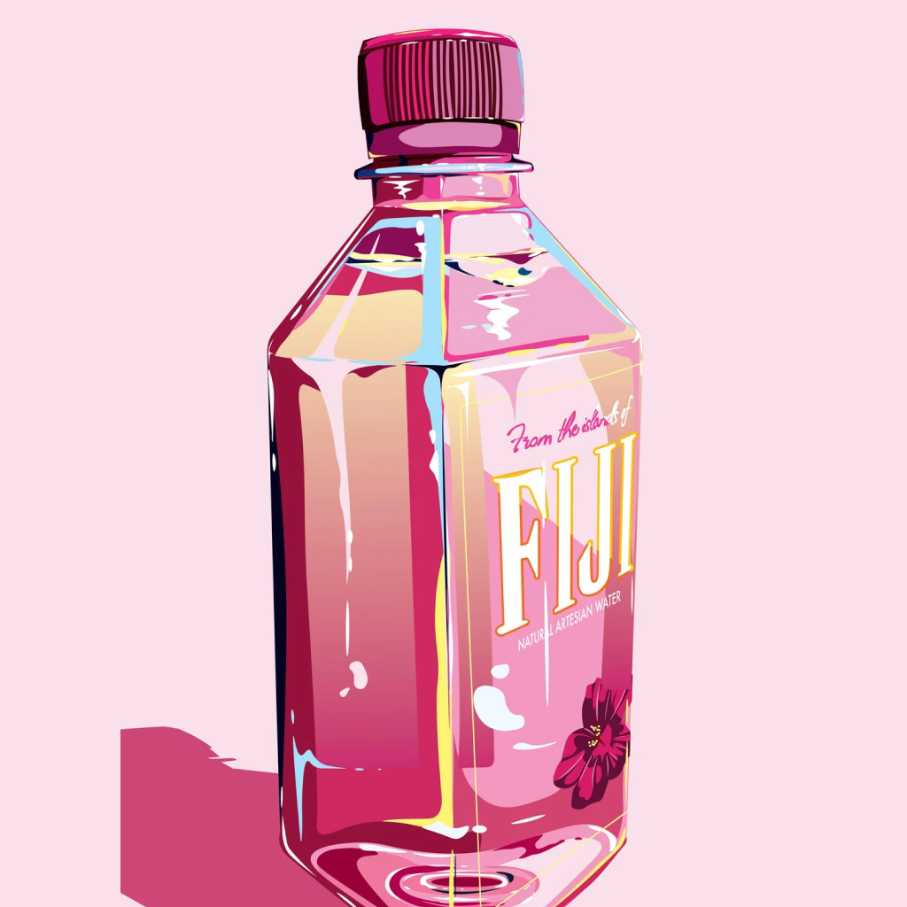 Fiji Water In Pink