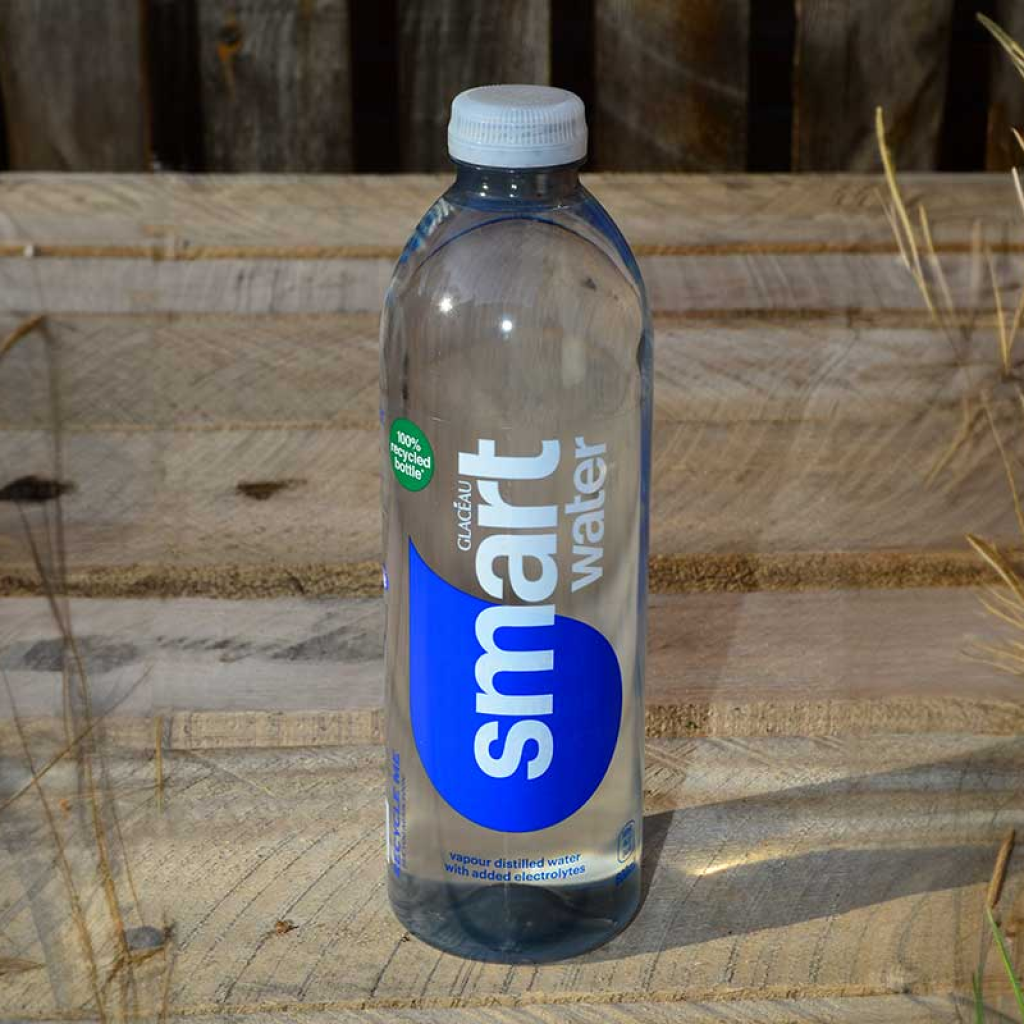 Glaceau Smart Water 100 Percent Recycled Bottle