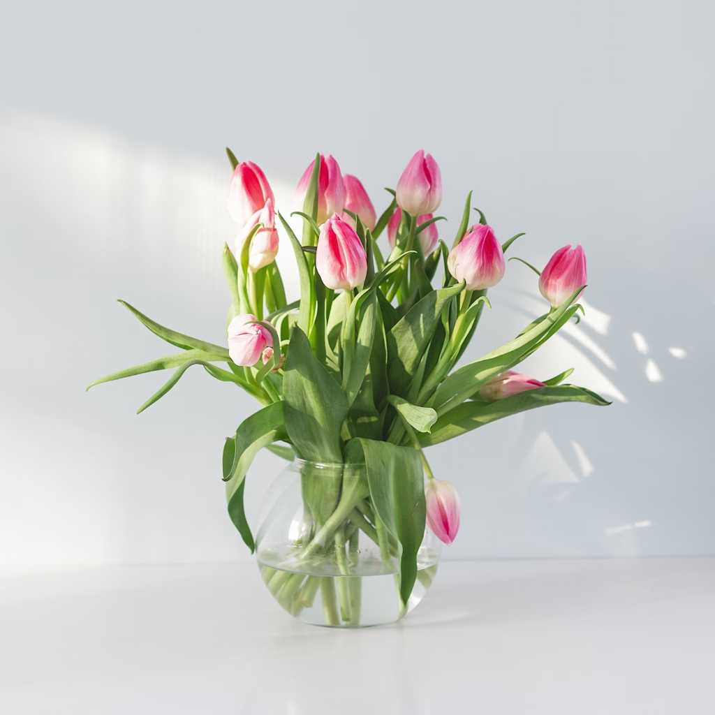 Dekorly Artificial Flowers Heads Home Decor Mini Tulip