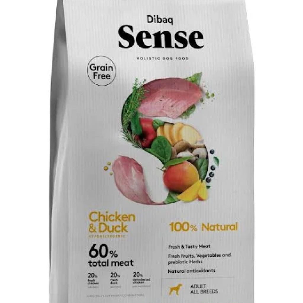 Dibaq Sense Grain Free Chicken & Duck Adult Dog Dry Food 2 Kg