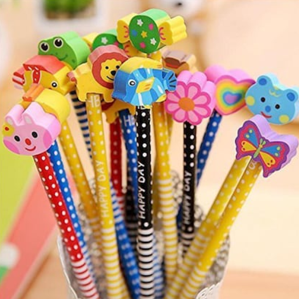 Parteet Multicolor Pencil With Eraser