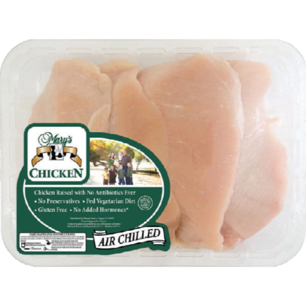 Mary's Chicken Boneless Skinless Thin-sliced Chicken Breast No Antibiotics Ever