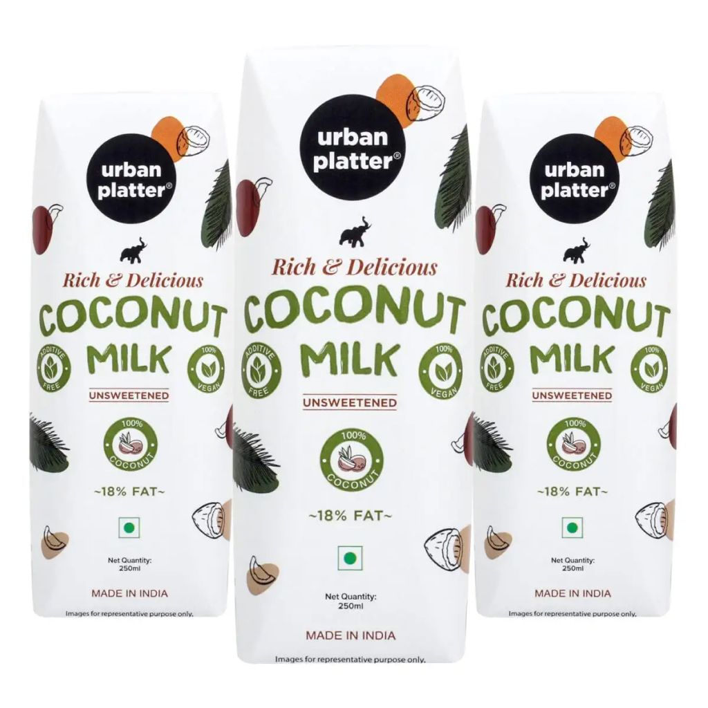 Urban Platter Unsweetened Coconut Milk 250ml