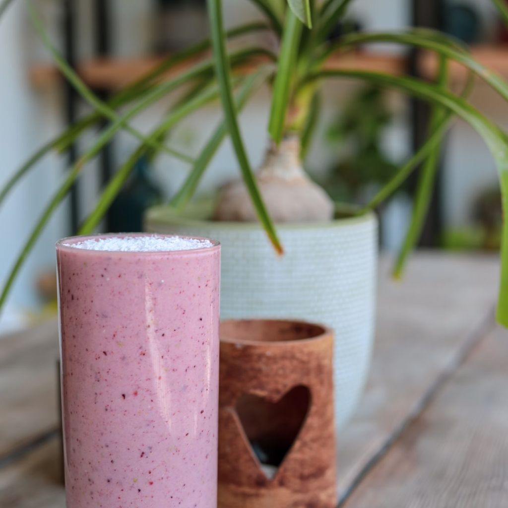 Pink Pillar Candle