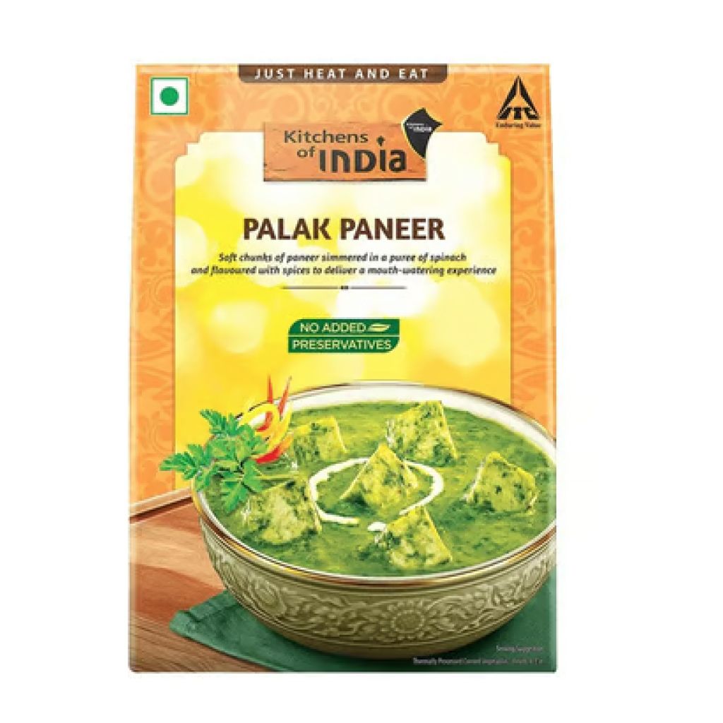 Kitchens Of India Palak Paneer Ready To Eat