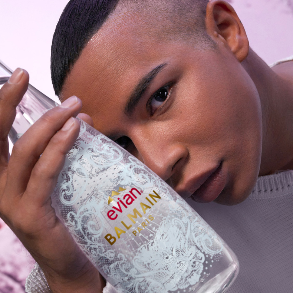 Evian Balmain Paris Water