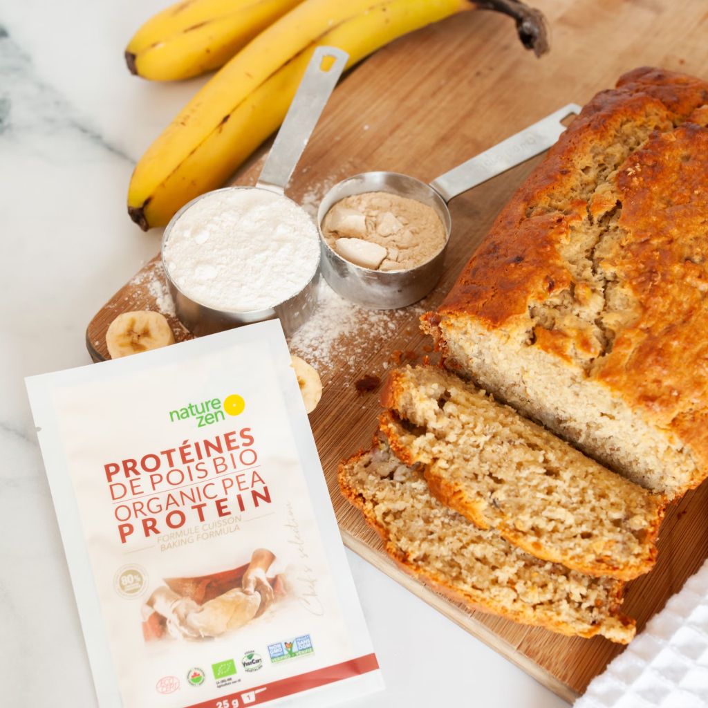Banana Fruit And Bread On Brown