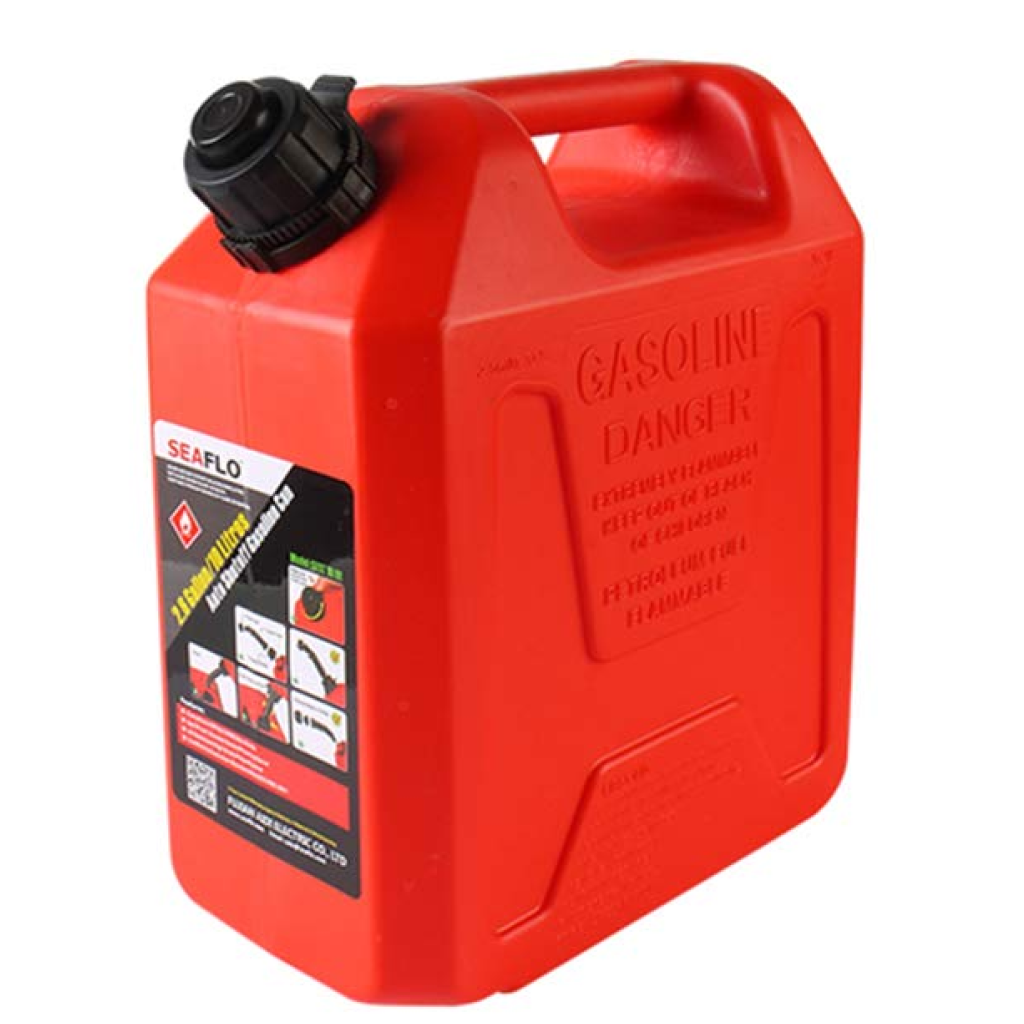 Jti 10l Plastic Jerry Can With Integrated Spout For Generators Jeeps Marine Activities Boat (11.5x7.