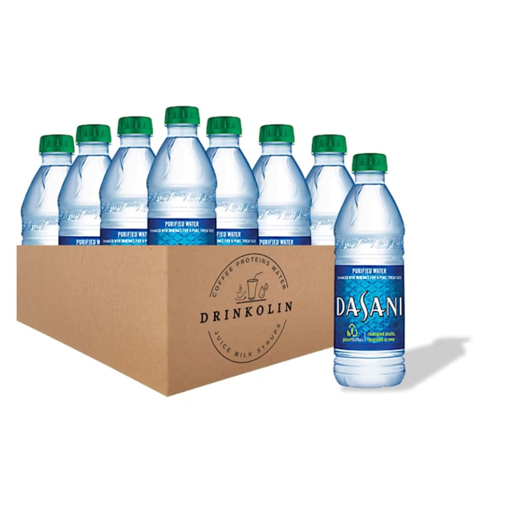 Dasani Purified Water, 16.9 Fl Oz 8 Pack, Enhanced With Minerals, Plantbottle Packaging, 100_ Recycl